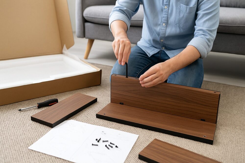 配送方法や組み立ての注意点