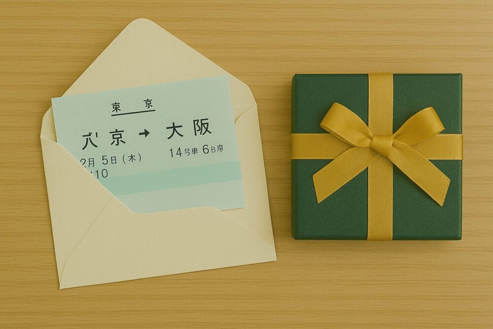 JR切符をプレゼントする方法