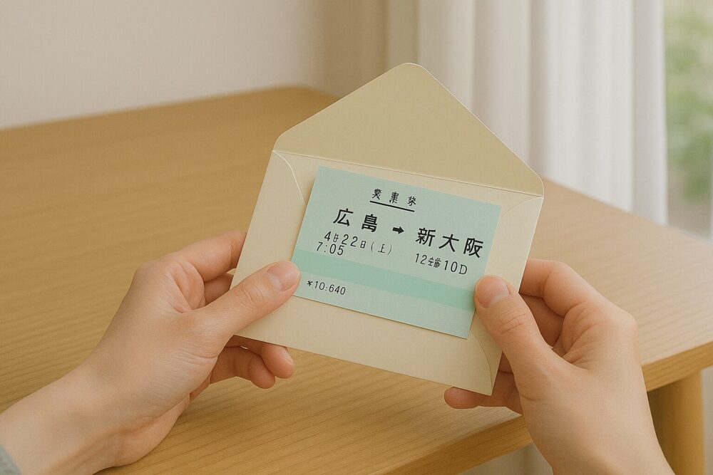 新幹線チケットを自宅で受け取る方法