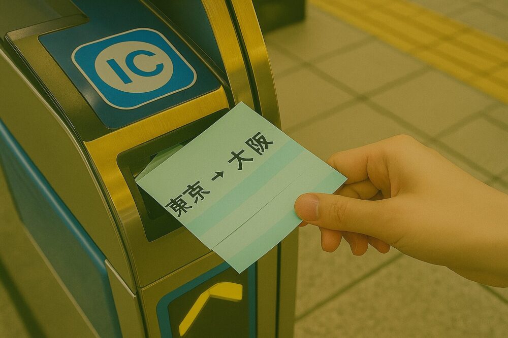 なぜ乗車券は2枚重ねて入れるのか?