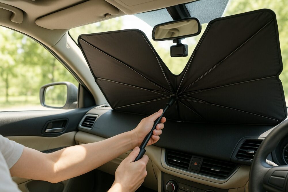傘型サンシェードで車内を傷つけないための基礎知識