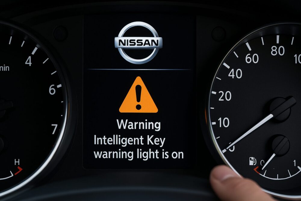 日産車で三角ビックリマークが表示された場合の対応