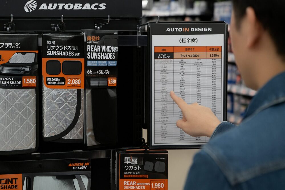オートバックスの適合表の使い方とは?