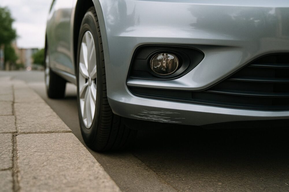 車の薄い擦り傷の原因を探る