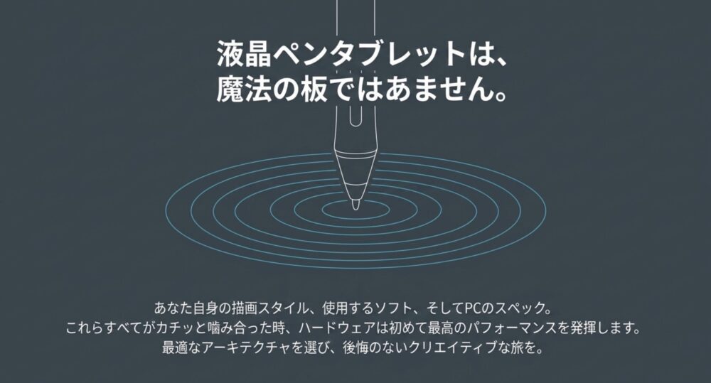 自身のスタイルに合った最適なアーキテクチャを選び、最高のパフォーマンスを引き出すことを推奨するメッセージ画像。